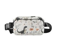 Funny Cornish Rex Cats Neutro Moda Crossbody Bag Marsupio per Donne Uomini Adolescenti Grande Capacità Sling Bag Viaggio, Dinosauri di bellezza, 1 size