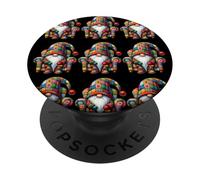 Funny Couch Potato Gnomes For Dad And Hippie Grandpa Life PopSockets PopGrip Adesivo