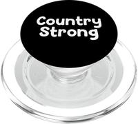 Funny Country Life Design Country Strong Outdoor Mindset PopSockets PopGrip per MagSafe