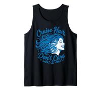 Funny Couples Cruising Hair Don't Care Vacation Canotta