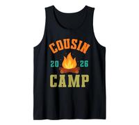 Funny Cousin Camp 2026 Camping Crew Family Vacation Campfire Canotta