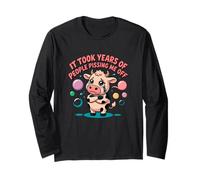 Funny Cow IT Took Year of People Pissing Me off Maglia a Manica