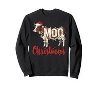 Funny Cow Lovers Cattle Famer Farming Moo Christmas Lights Felpa