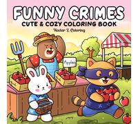 Funny Crimes: Cozy and Comfy Coloring Book Featuring Parody Scenes for Relaxation, Suitable for Adults and Teens