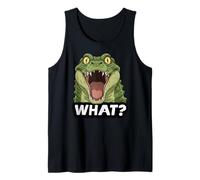 Funny Crocodile What Zoo Ragazzi Ragazze Bambini Canotta