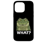 Funny Crocodile What Zoo Ragazzi Ragazze Bambini Custodia per iPhone 14 Pro Max