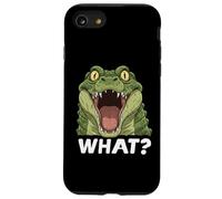 Funny Crocodile What Zoo Ragazzi Ragazze Bambini Custodia per iPhone SE (2020) / 7/8