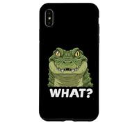 Funny Crocodile What Zoo Ragazzi Ragazze Bambini Custodia per iPhone XS Max