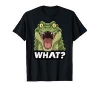Funny Crocodile What Zoo Ragazzi Ragazze Bambini Maglietta