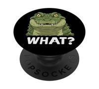 Funny Crocodile What Zoo Ragazzi Ragazze Bambini PopSockets PopGrip Adesivo
