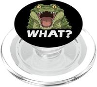 Funny Crocodile What Zoo Ragazzi Ragazze Bambini PopSockets PopGrip per MagSafe