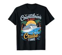 Funny Cruise Sayings Countdown is Over Cruise Time Sea Lover Maglietta