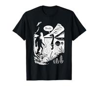 Funny Cryptid, Bigfoot incontra il mostro di Loch Ness, Meme retrò Maglietta