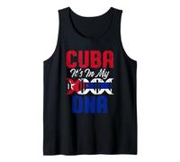 Funny Cuba Flag Pride Dna Cuban American Love Proud Joke Canotta