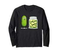 Funny Cucumber Pickle Joke Maglia a Manica