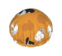 Funny Cute Animal Guinea Pig Cuffia Da Doccia Per Donna Elastico Cuffia Da Bagno Con Elastici Cuffie Capelli Per Spa Nuoto Viaggi