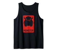 Funny Cute Face - Monster- Graphic Apparel Decor And More Canotta