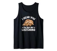 Funny Cute Hear You Not Listening Labradoodle Lover Canotta