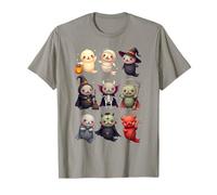 Funny Cute Manatee Boo Witch Zombie Vampire Halloween Maglietta