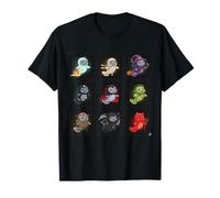 Funny Cute Manatee Boo Witch Zombie Vampire Halloween Maglietta