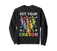 Funny Dabbing Crayons First Day of School Get Your Crayon Felpa