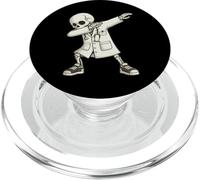 Funny Dabbing Doctor Skeleton Halloween Hospital Crew PopSockets PopGrip per MagSafe