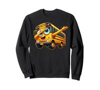 Funny Dabbing Yellow School Bus Graphic Gifts Kids Boys Felpa