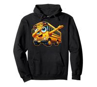 Funny Dabbing Yellow School Bus Graphic Gifts Kids Boys Felpa con Cappuccio