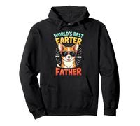 Funny Dad Dog World's Best Farter I Mean Father Fathers Day Felpa con Cappuccio
