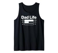 Funny Dad Life Status Bar, caffè e No Sleep for New Dads Canotta