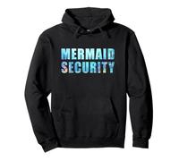 Funny Dad Mermaid Security Underwater Sea Graphic Felpa con Cappuccio