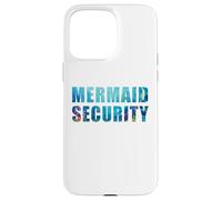 Funny Dad Mermaid Security Underwater Sea Graphic (White) Custodia per iPhone 15 Pro Max