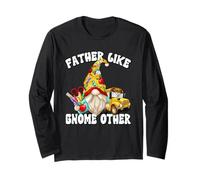 Funny Dad Saying Fathers Day GNOME for School Bus Driver Maglia a Manica