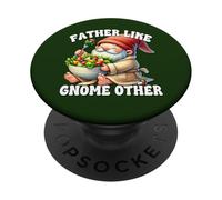 Funny Dad Saying For Men Fathers Day Gnome For Vegan Dad PopSockets PopGrip Adesivo