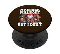 Funny Dad Saying For Men My Couch Pulls Out But I Dont PopSockets PopGrip Adesivo