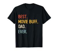 Funny Dad Shirts Best Movie Buff Dad Ever Shirts Festa del papà Maglietta