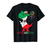 Funny Dance Mexican Viva Mexico Independence Day Long Sleeve Maglietta