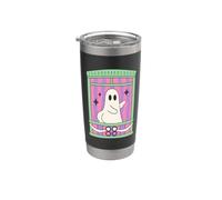Funny Dancing Ghost Humor Cheeky Butt Joke Paranormal Comedy Bicchiere termico in acciaio inox doppia parete