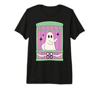 Funny Dancing Ghost Humor Cheeky Butt Joke Paranormal Comedy Maglietta Premium