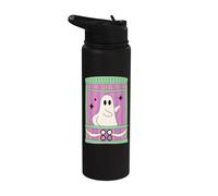 Funny Dancing Ghost Humor Cheeky Butt Joke Paranormal Comedy Stainless Steel Insulated Water Bottle