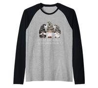 Funny Dark Gothic Garden Gnomes I Just Freaking Love Gnomes Maglia con Maniche Raglan