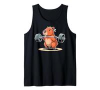 Funny Deadlift Capybara Cute Fitness Capy Gym Lover Canotta