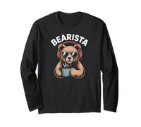 Funny Design Barista Coffee Lover Espresso Caffeine Maglia a Manica