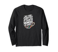 Funny Design Barista Coffee Lover Espresso Caffeine Maglia a Manica