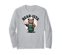 Funny Design Barista Coffee Lover Espresso Caffeine Maglia a Manica