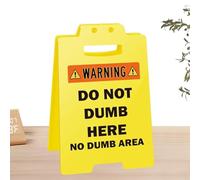 Funny Desk Signs, Miniature Safety Warning Ornaments, ABS Humorous Desktop Sign, Gag Fun Decor For Coworkers And Teammates, Office Desks Sign Cubicle Decor For Birthdays And Christmas, 3.94x6.3 Inches