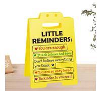 Funny Desk Signs, Miniature Safety Warning Ornaments, ABS Humorous Desktop Sign, Gag Fun Decor For Coworkers And Teammates, Office Desks Sign Cubicle Decor For Birthdays And Christmas, 3.94x6.3 Inches