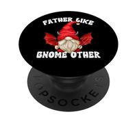 Funny Devil Wings Red Fathers Day Gnome Dad Graphic Grandpa PopSockets PopGrip Adesivo