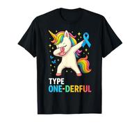 Funny Diabetic Diabetes T1D Type One-Derful Unicorn Maglietta