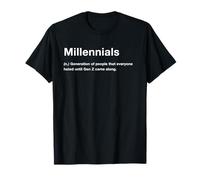 Funny Dictionary Definition Millennials Maglietta